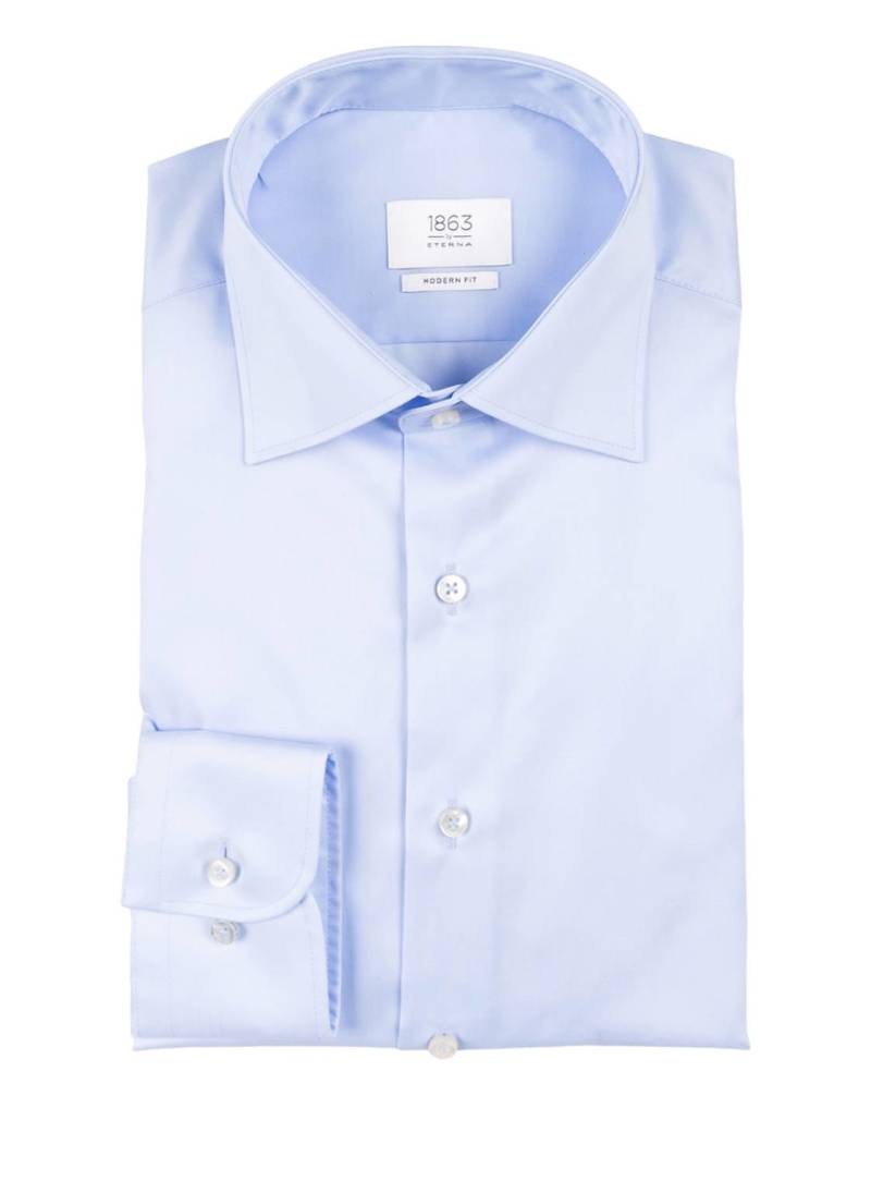 1863 By Eterna Hemd Modern Fit blau von 1863 by ETERNA