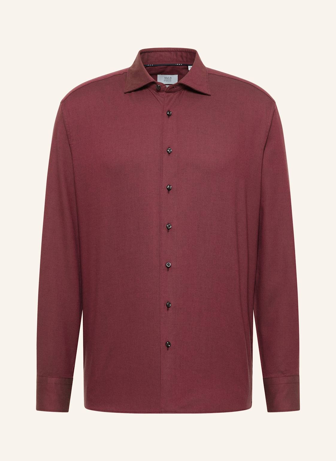 1863 By Eterna Hemd Modern Fit rot von 1863 by ETERNA