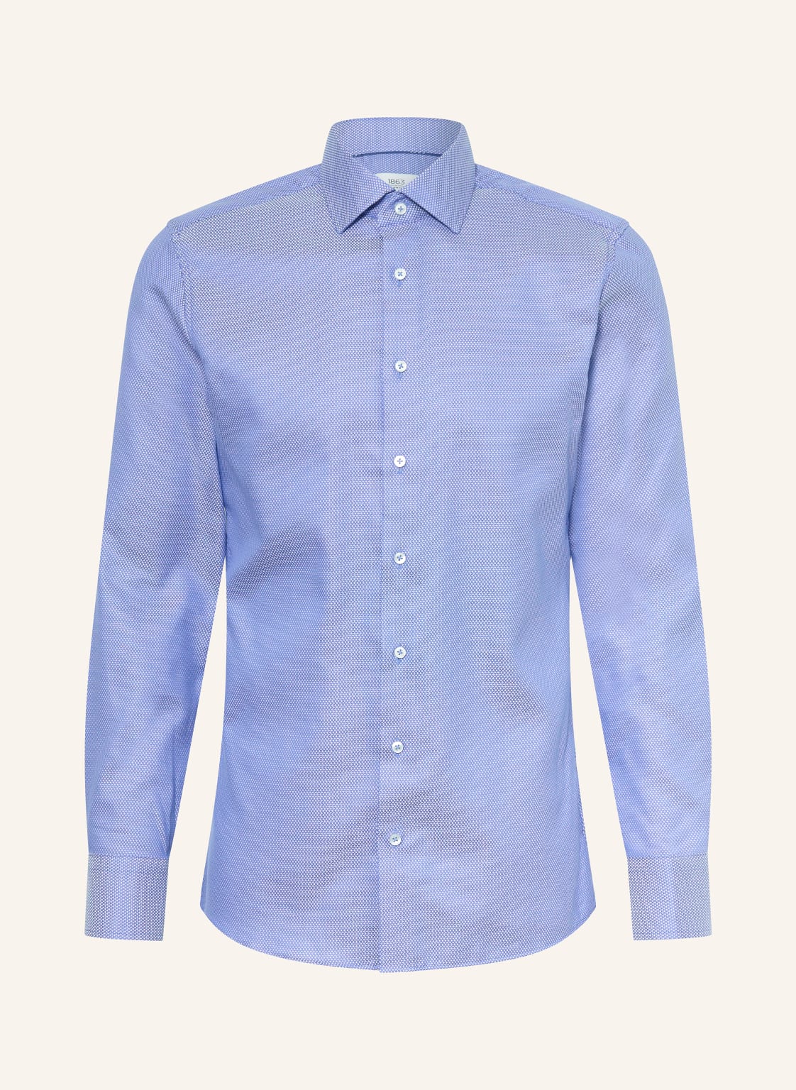 1863 By Eterna Hemd Slim Fit blau von 1863 by ETERNA
