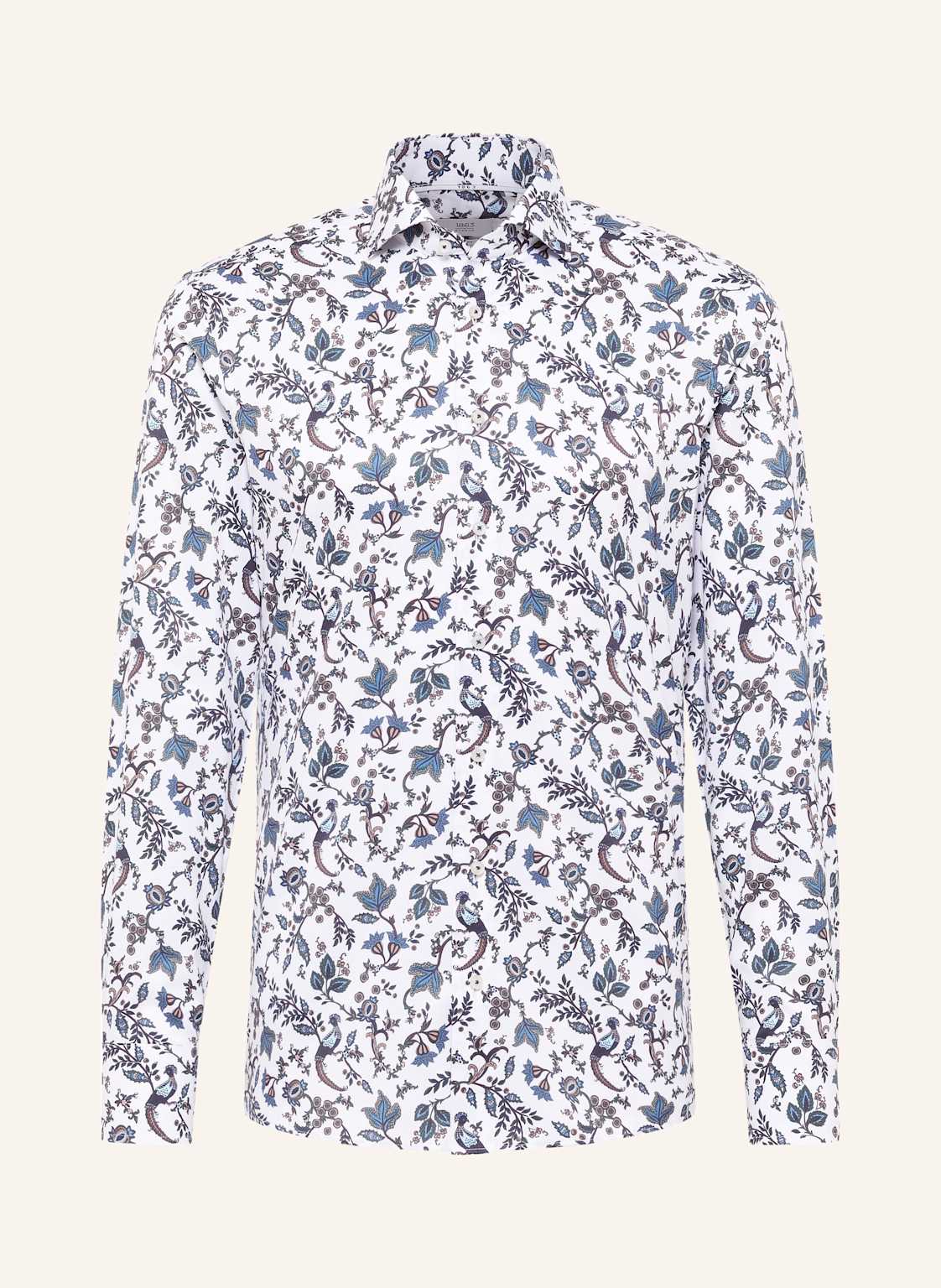 1863 By Eterna Hemd Slim Fit blau von 1863 by ETERNA