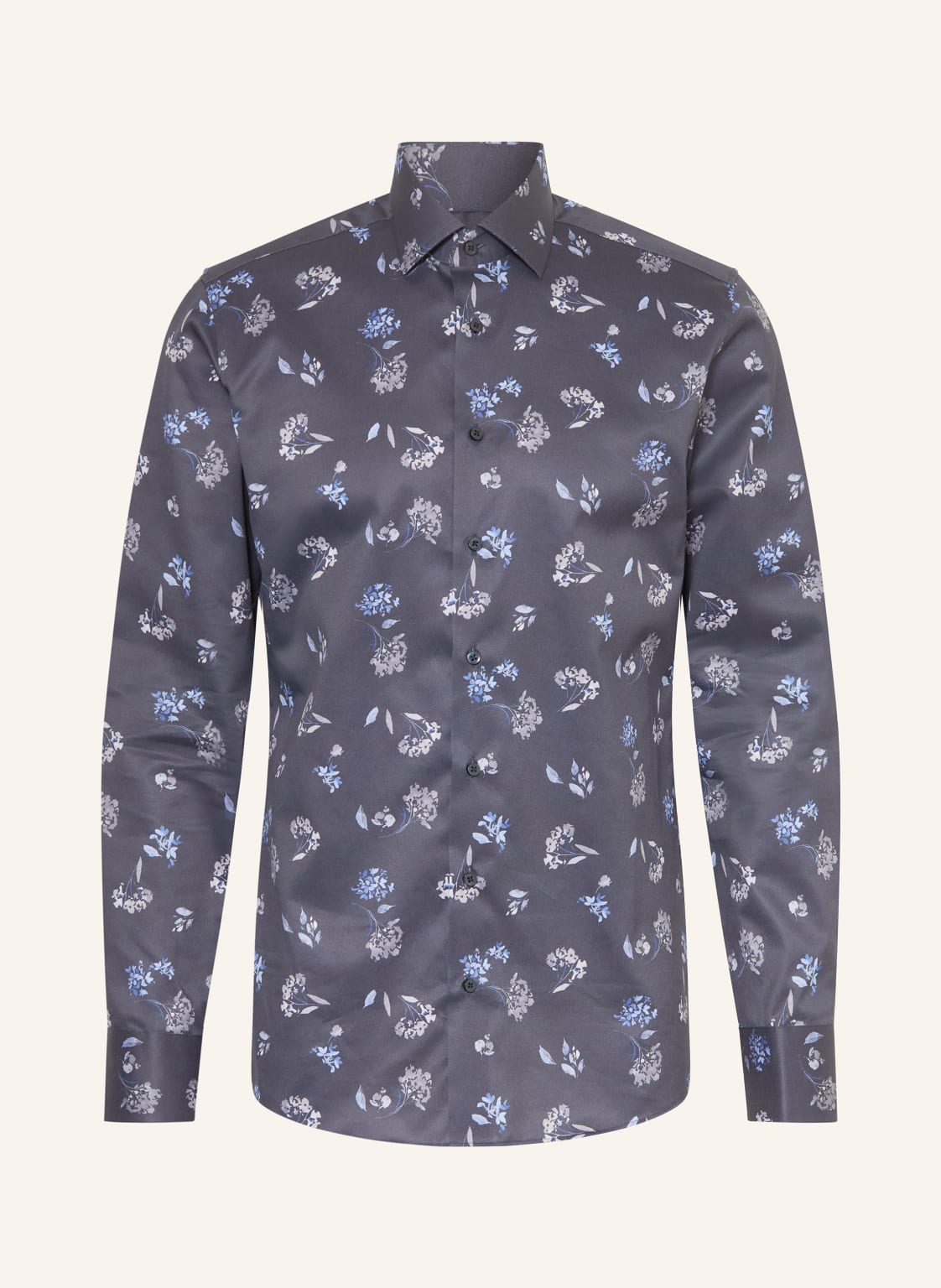 1863 By Eterna Hemd Slim Fit blau von 1863 by ETERNA