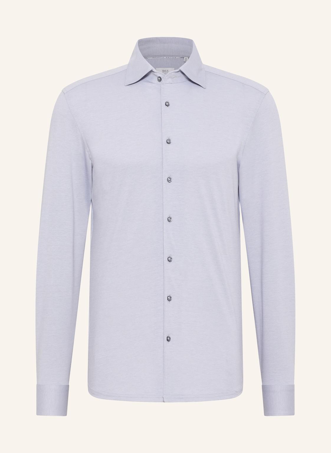1863 By Eterna Hemd Slim Fit grau von 1863 by ETERNA