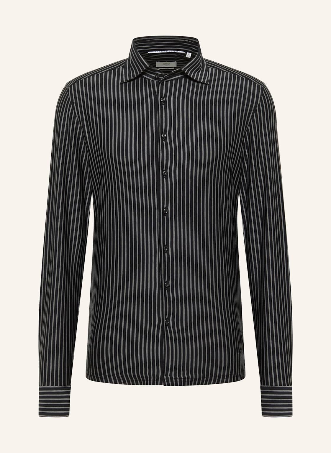 1863 By Eterna Hemd Slim Fit grau von 1863 by ETERNA