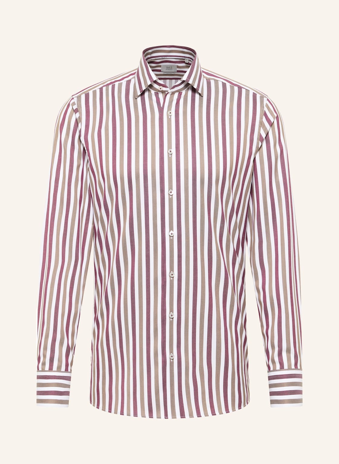 1863 By Eterna Hemd Slim Fit rot von 1863 by ETERNA