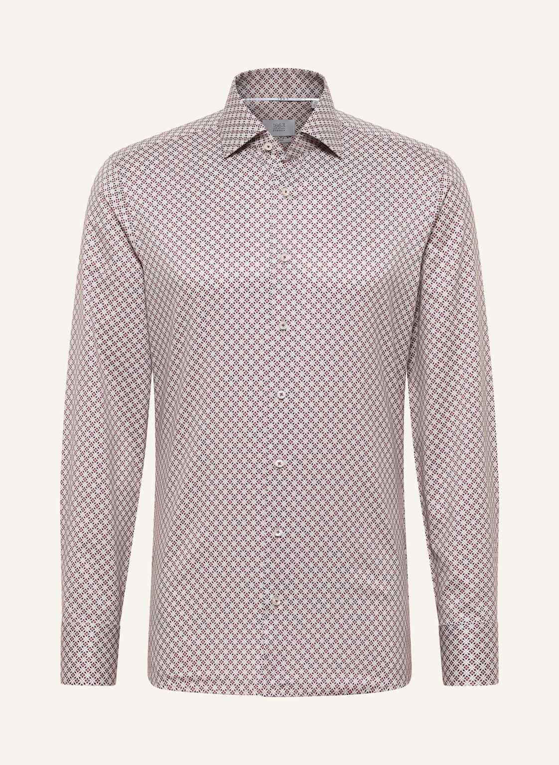 1863 By Eterna Hemd Slim Fit rot von 1863 by ETERNA