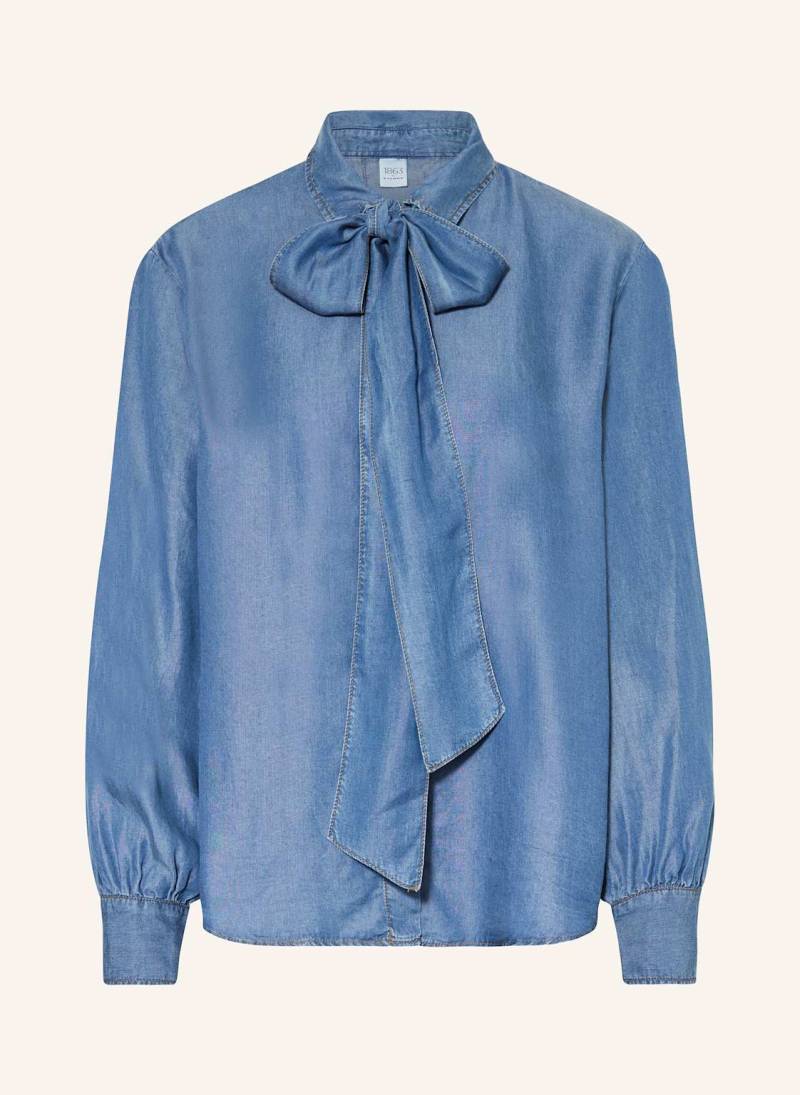 1863 By Eterna Hemdbluse In Jeansoptik Mit Abnehmbarer Schluppe blau von 1863 by ETERNA