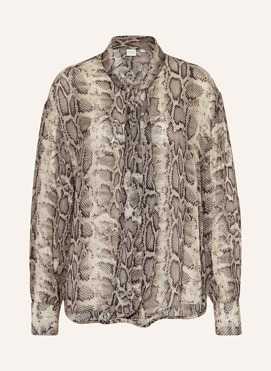 1863 By Eterna Schluppenbluse grau von 1863 by ETERNA