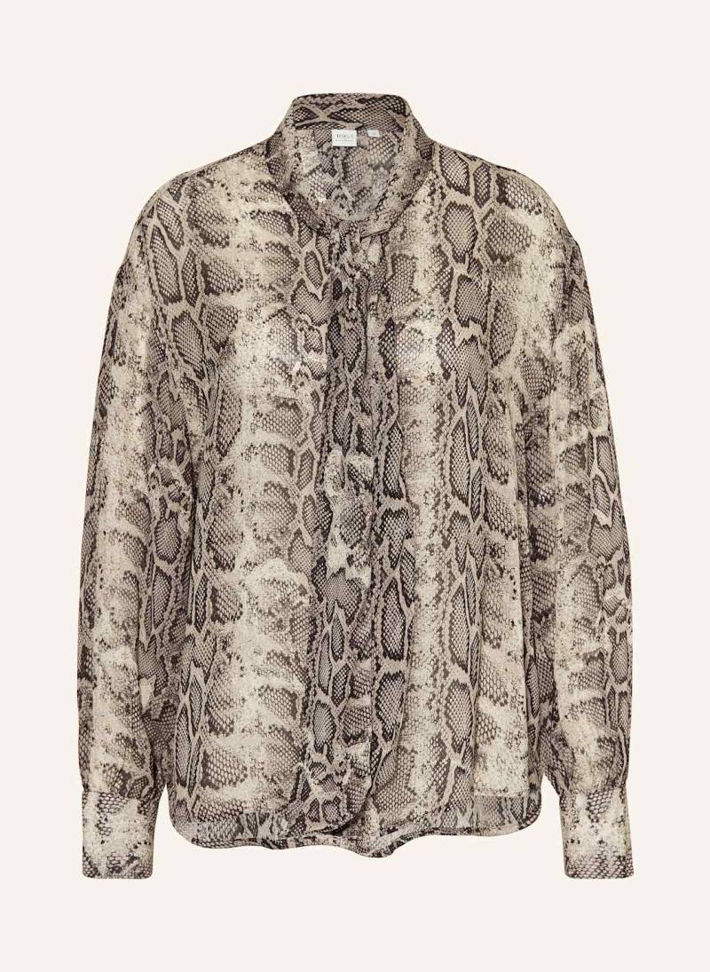 1863 By Eterna Schluppenbluse grau von 1863 by ETERNA