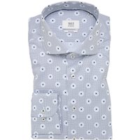 1863 by Eterna Baumwollhemd in Vollzwirn-Qualität mit Print, Slim Fit in 42XS von 1863 by Eterna