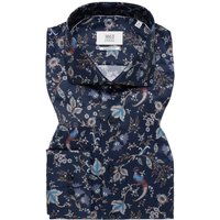 1863 by Eterna Bügelfreies Baumwollhemd mit Fantasie-Print, Modern Fit in 42S von 1863 by Eterna