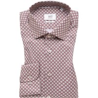 1863 by Eterna Gemustertes Hemd in Vollzwirn-Qualität, Slim Fit in 41XS von 1863 by Eterna