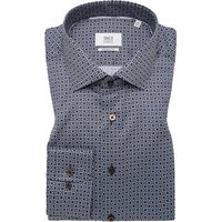 1863 by Eterna Hemd aus Baumwoll-Vollzwirn mit Muster, Modern FIt, extralang in 42SL von 1863 by Eterna