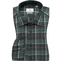 1863 by Eterna Softes Baumwollhemd mit Tartanmuster, Comfort Fit in 44 von 1863 by Eterna