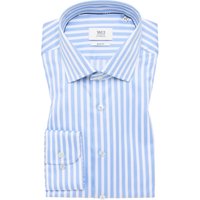 1863 by Eterna Streifenhemd aus Baumwolle in Vollzwirn-Qualität, Slim Fit in 40XS von 1863 by Eterna