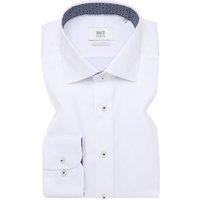 1863 by Eterna Unifarbenes Hemd in Vollzwirn-Qualität mit Ausputz, Slim Fit in 42XS von 1863 by Eterna