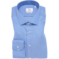 1863 by Eterna Vollzwirn-Baumwollhemd mit Struktur und Muster, Modern Fit in 41S von 1863 by Eterna