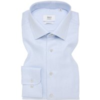 1863 by Eterna Vollzwirn Hemd aus Baumwolle mit feinem Muster, Modern Fit in 44S von 1863 by Eterna