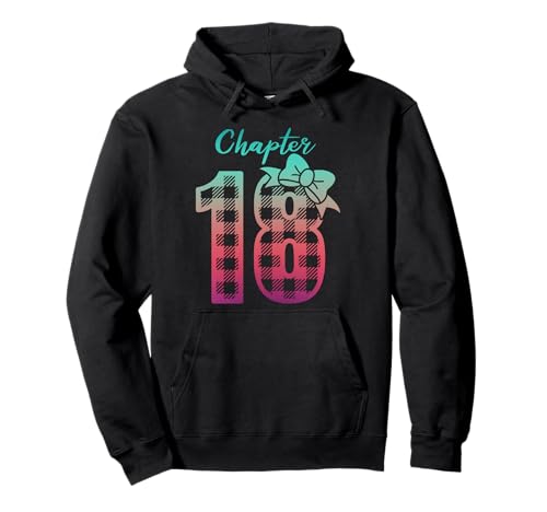 18. Geburtstag Party Offizielles Erwachsenenkapitel 18 Jahre altes Mädchen Pullover Hoodie von 18yr Old BFF Bday Squad Idea Adulting Girl Graphic