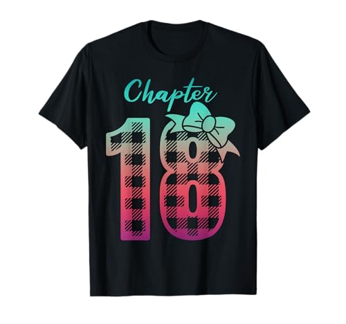 18. Geburtstag Party Offizielles Erwachsenenkapitel 18 Jahre altes Mädchen T-Shirt von 18yr Old BFF Bday Squad Idea Adulting Girl Graphic