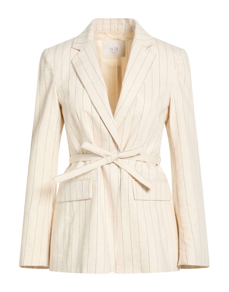 19.70 NINETEEN SEVENTY Blazer Damen Elfenbein 19.70 NINETEEN SEVENTY Blazer Damen Elfenbein von 19.70 NINETEEN SEVENTY
