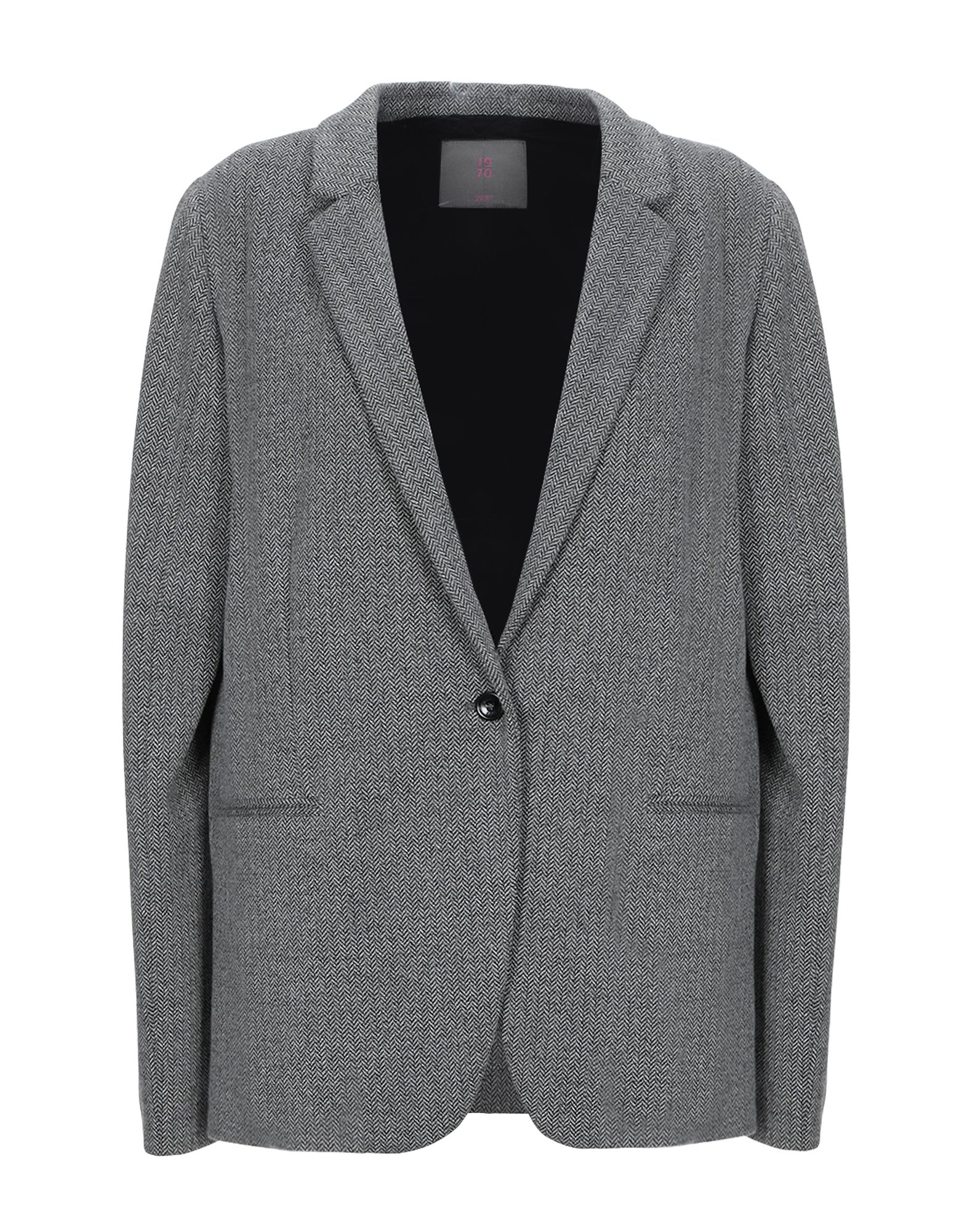 19.70 NINETEEN SEVENTY Blazer Damen Grau von 19.70 NINETEEN SEVENTY