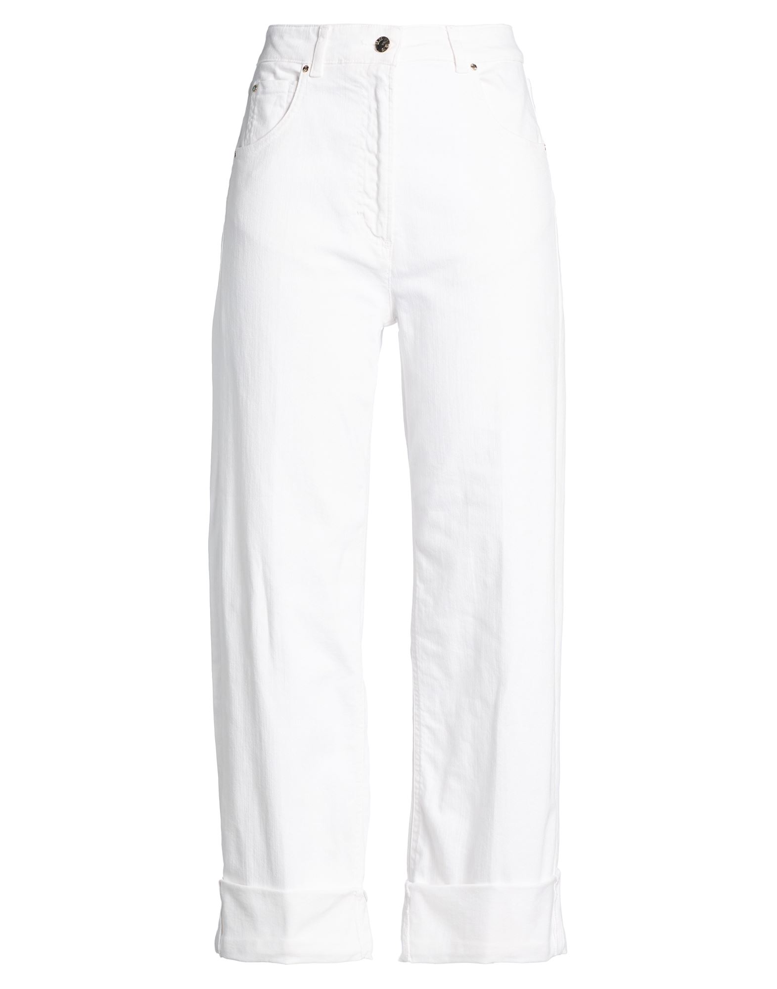 19.70 NINETEEN SEVENTY Jeanshose Damen Weiß von 19.70 NINETEEN SEVENTY