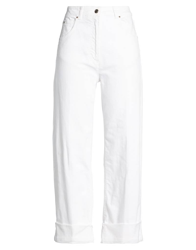 19.70 NINETEEN SEVENTY Jeanshose Damen Weiß von 19.70 NINETEEN SEVENTY