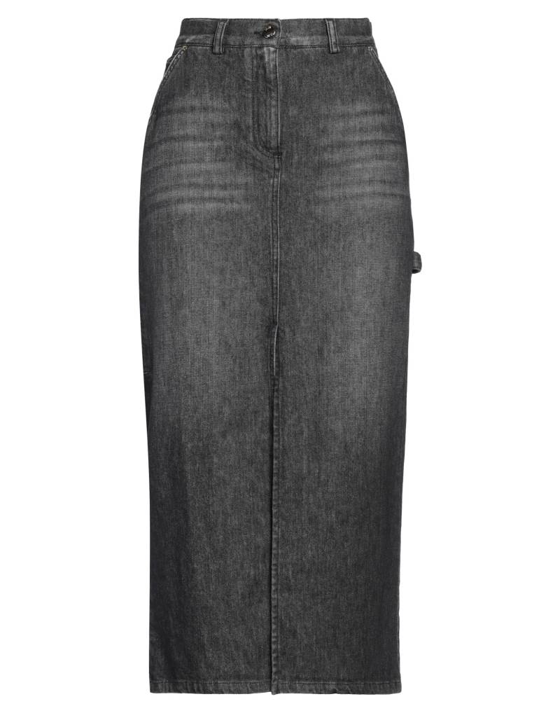 19.70 NINETEEN SEVENTY Jeansrock Damen Schwarz von 19.70 NINETEEN SEVENTY