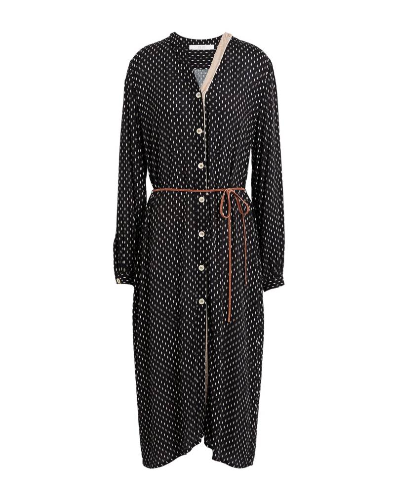 19.70 NINETEEN SEVENTY Midi-kleid Damen Schwarz von 19.70 NINETEEN SEVENTY