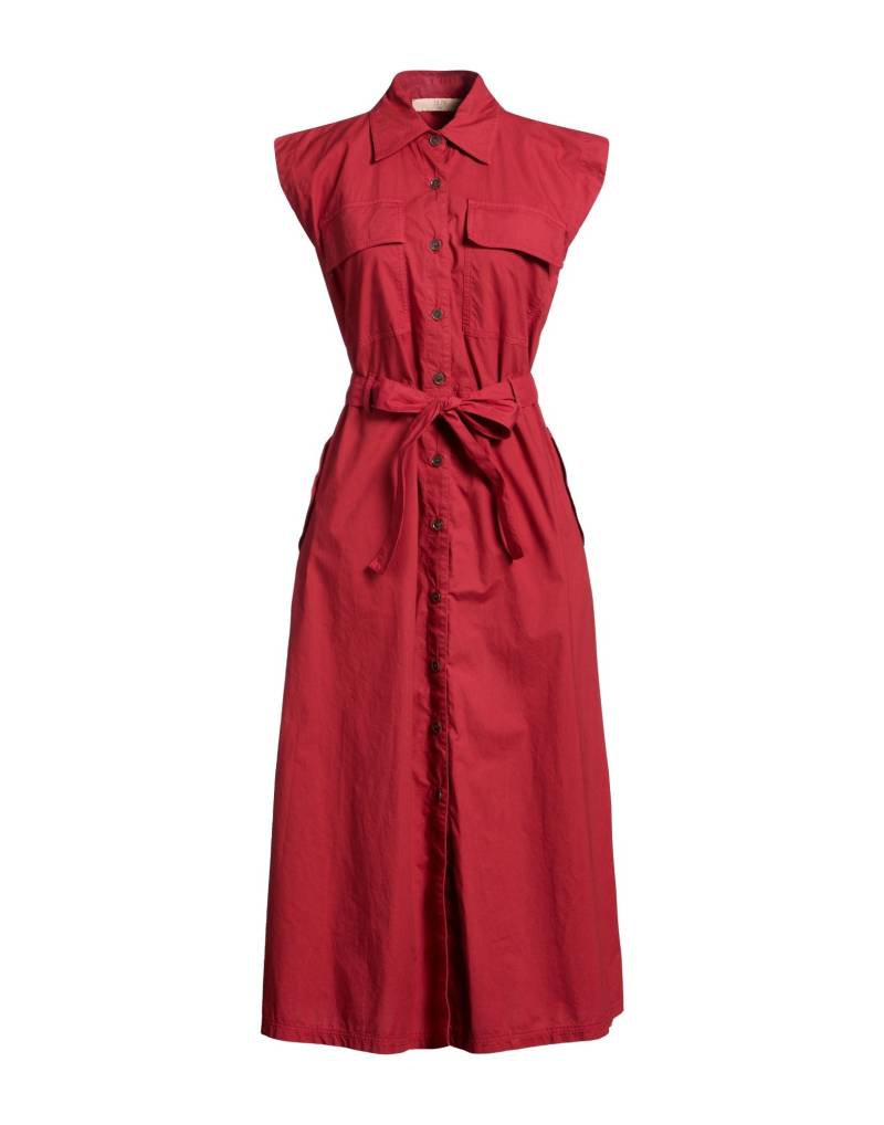 19.70 NINETEEN SEVENTY Midi-kleid Damen Ziegelrot von 19.70 NINETEEN SEVENTY