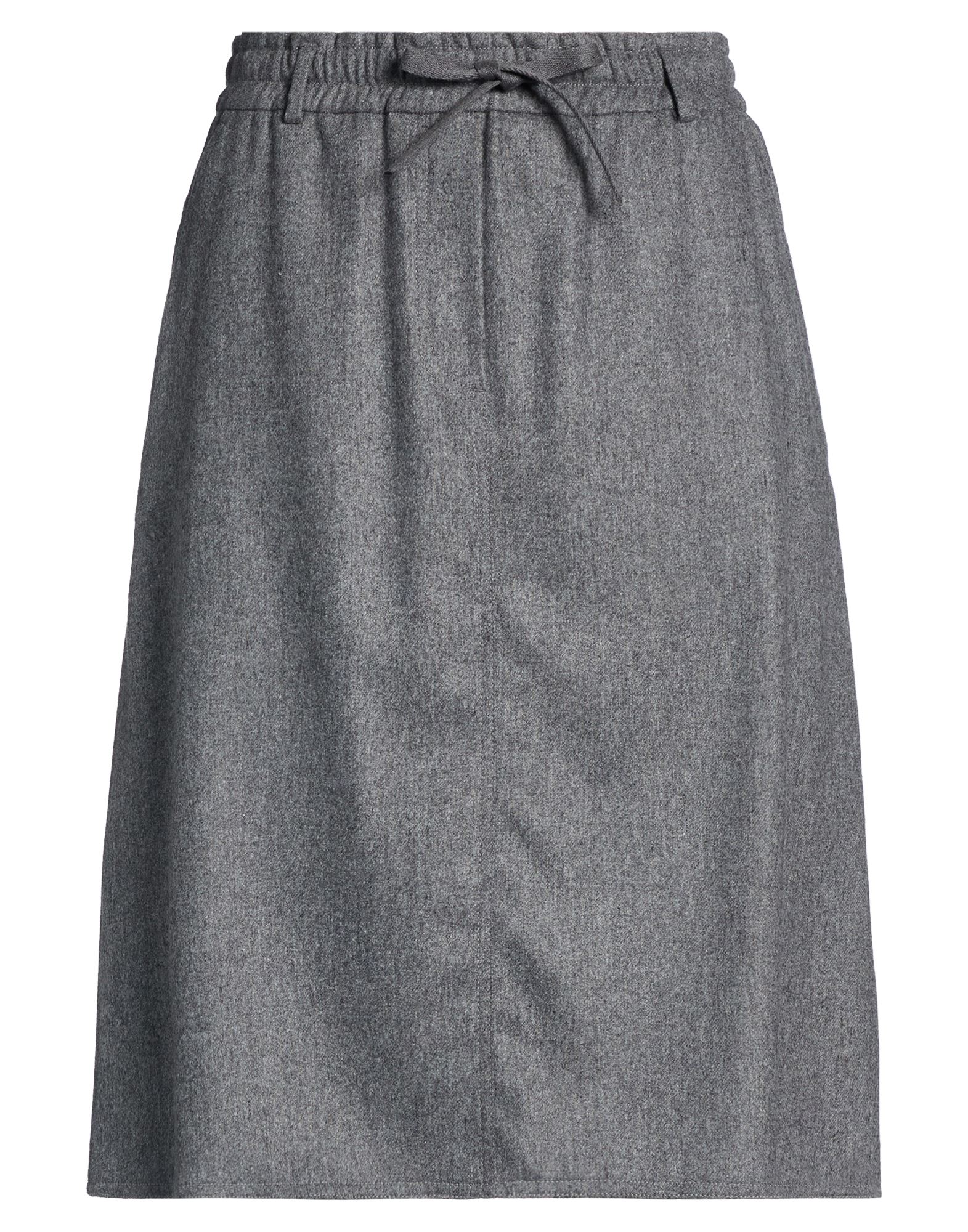 19.70 NINETEEN SEVENTY Midi-rock Damen Braungrau von 19.70 NINETEEN SEVENTY