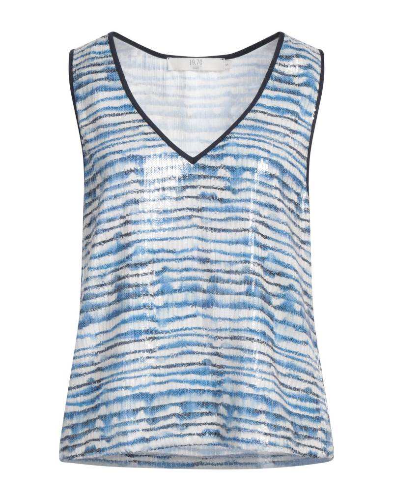 19.70 NINETEEN SEVENTY Top Damen Blau von 19.70 NINETEEN SEVENTY