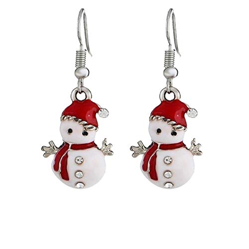 Baumelnde Weihnachts-Haken-Ohrring-Weihnachts-Charm-Schmuck-Ohrringe-Frauen-Tropfen-Ohrringe, weiß, Einheitsgröße, Baumeln Baumelnde Weihnachts-Haken-Ohrring-Weihnachts-Charm-Schmuck-Ohrringe-Frauen-Tropfen-Ohrringe, weiß, Einheitsgröße, Baumeln von 1905
