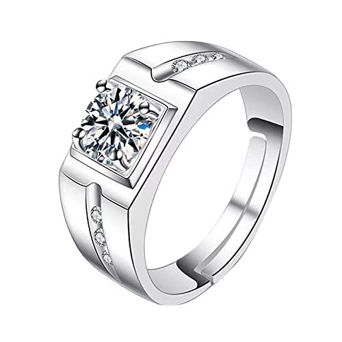 Valentinstag-Ring, Geschenke für Männer und Frauen, Paare, einfacher Modeschmuck, beliebtes Zubehör, Kostümringe, B, Einheitsgröße von 1905