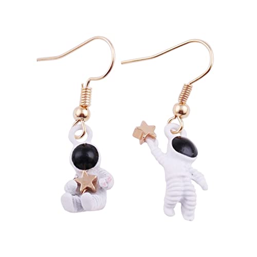 Weltraum Astronauten Ohrringe Asymmetrische Links und Rechts Ohrringe Astronaut Stern Ohrringe Split Ohrringe für Frauen Mehrere Piercing Ohrringe Set für Frauen, weiß, Einheitsgröße, Asymmetrisch Weltraum Astronauten Ohrringe Asymmetrische Links und Rechts Ohrringe Astronaut Stern Ohrringe Split Ohrringe für Frauen Mehrere Piercing Ohrringe Set für Frauen, weiß, Einheitsgröße, Asymmetrisch von 1905