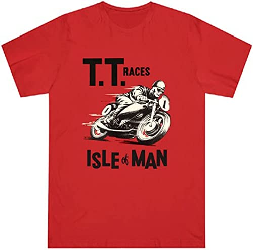 Isle of Man TT Races Men's Red T-Shirt Size S to T-Shirts & Hemden(X-Large) von 1913&KOAS