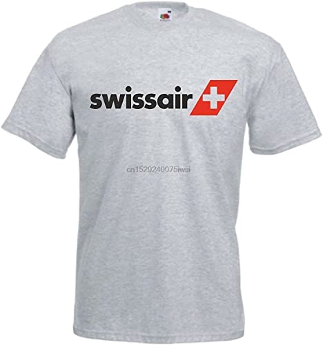 Swissoir Vintage Retro Swiss oirline oirlines T-Shirt T-Shirts & Hemden(3X-Large) von 1913&KOAS