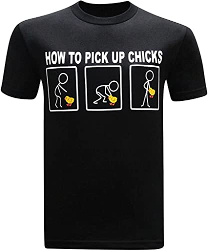 T Shirts Funny How to Pick Up Chicks Men's T-Shirt T-Shirts & Hemden(Large) von 1913&KOAS