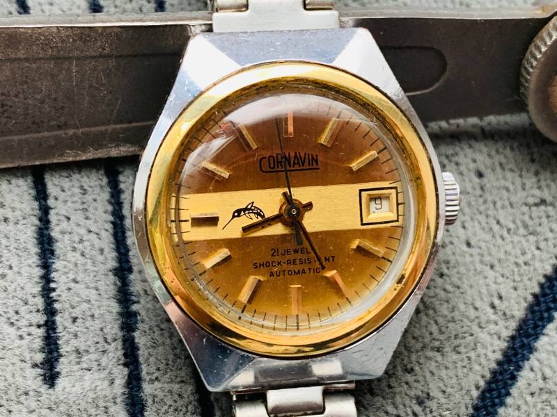 Damenuhr Cornavin 21 Juwelen Automatisch Mit Kalender Rahmen Made in Udssr/Mädchen Armbanduhr Cornavin Delfin Armband Su/Montre von 1917BackInUSSR1991