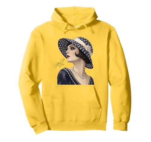 Modetrend Gatsby Girls in den Goldenen Zwanzigern Pullover Hoodie von 1920s Vintage Collection