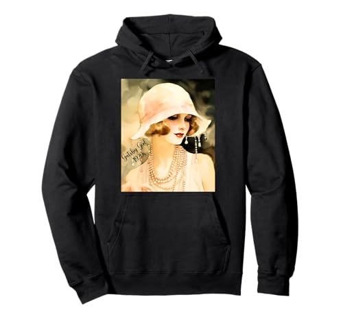Modetrend Gatsby Girls in den Goldenen Zwanzigern Pullover Hoodie von 1920s Vintage Collection