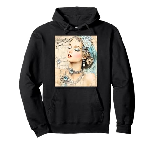 Modetrend Gatsby Girls in den Goldenen Zwanzigern Pullover Hoodie von 1920s Vintage Collection
