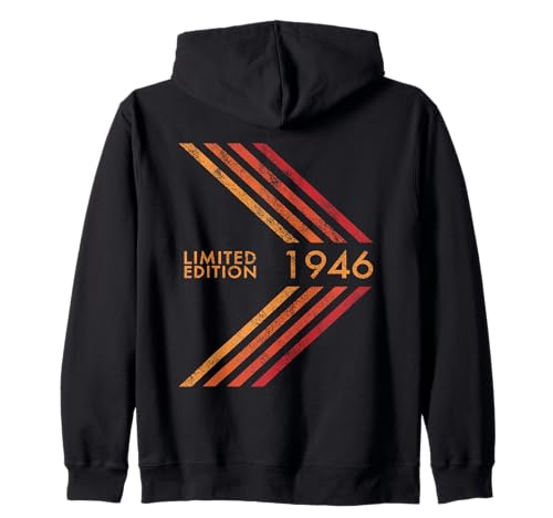 1946 Geburtstag für Männer Frauen Limited Edition Pfeil Kapuzenjacke 1946 Geburtstag für Männer Frauen Limited Edition Pfeil Kapuzenjacke von 1946 Birthday For Women Men Limited Edition