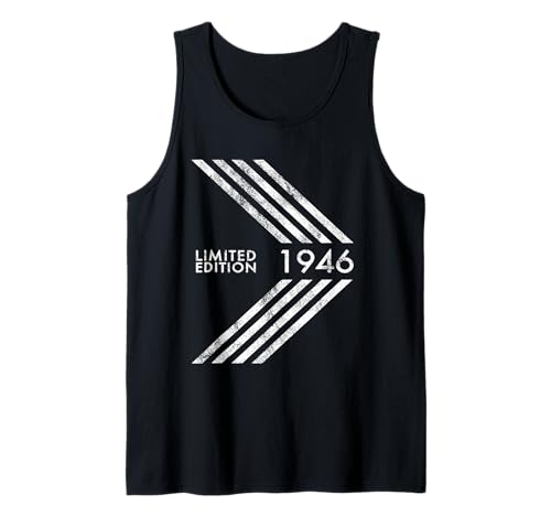 Geburtstag 1946 Limited Edition für Männer Frauen Vintage Tank Top Geburtstag 1946 Limited Edition für Männer Frauen Vintage Tank Top von 1946 Limited Edition Mens Womens Birthday