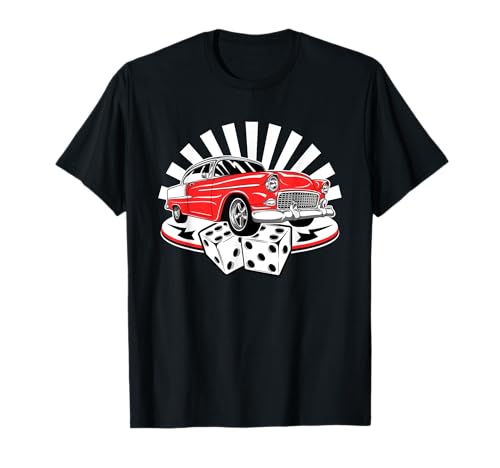 Rockabilly Herren Damen 50er Jahre Vintage Rock and Roll T-Shirt Rockabilly Herren Damen 50er Jahre Vintage Rock and Roll T-Shirt von 1950er Jahre Rockabilly Kleidung Retro Party -