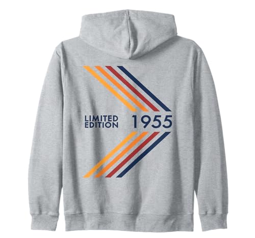 70. Geburtstag 1955 Limited Edition Herren Damen Vintage Style Kapuzenjacke von 1955 Limited Edition Vintage Style 70th Birthday