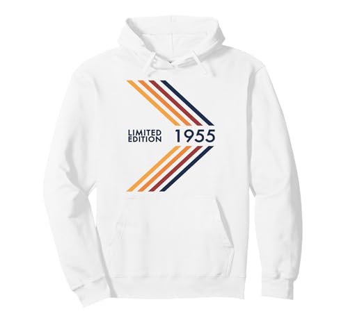 70. Geburtstag 1955 Limited Edition Herren Damen Vintage Style Pullover Hoodie von 1955 Limited Edition Vintage Style 70th Birthday