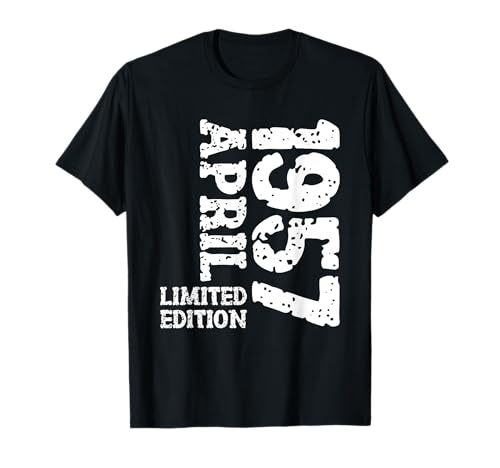 68. Geburtstag Deko Frauen Männer Limited Edition April 1957 T-Shirt 68. Geburtstag Deko Frauen Männer Limited Edition April 1957 T-Shirt von 1957 Geburtstag Damen Herren Geburtstagsgeschenk