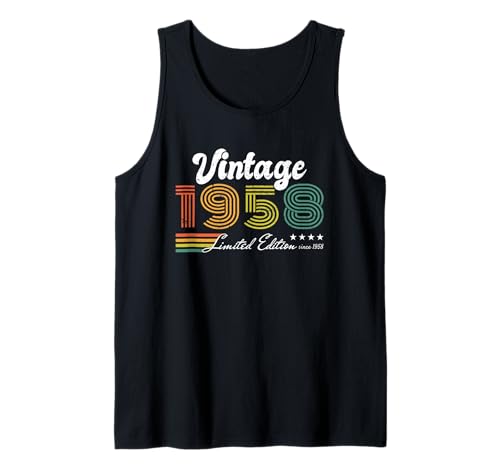 Herren Geburtstag Vintage 1958 Limited Edition - 1958 Tank Top von 1958 Birthday - Vintage 1958 Present