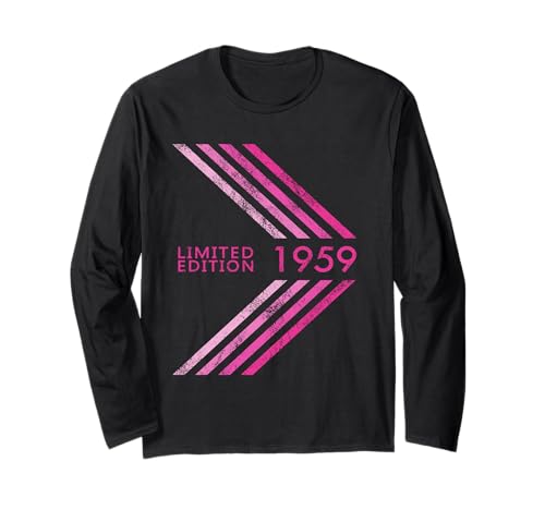 Geburtstag 1959 Limited Edition Woman Sportive Stripe Langarmshirt Geburtstag 1959 Limited Edition Woman Sportive Stripe Langarmshirt von 1959 Limited Edition Woman's Birthday Accessories